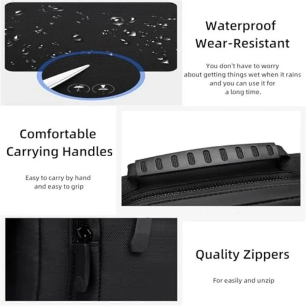 Small Messenger Bag for Men Women Purse for Men Multi Pocket Purses Bag Hold